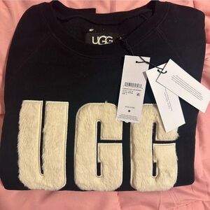 UGG Black and Cream Sweatshirt
